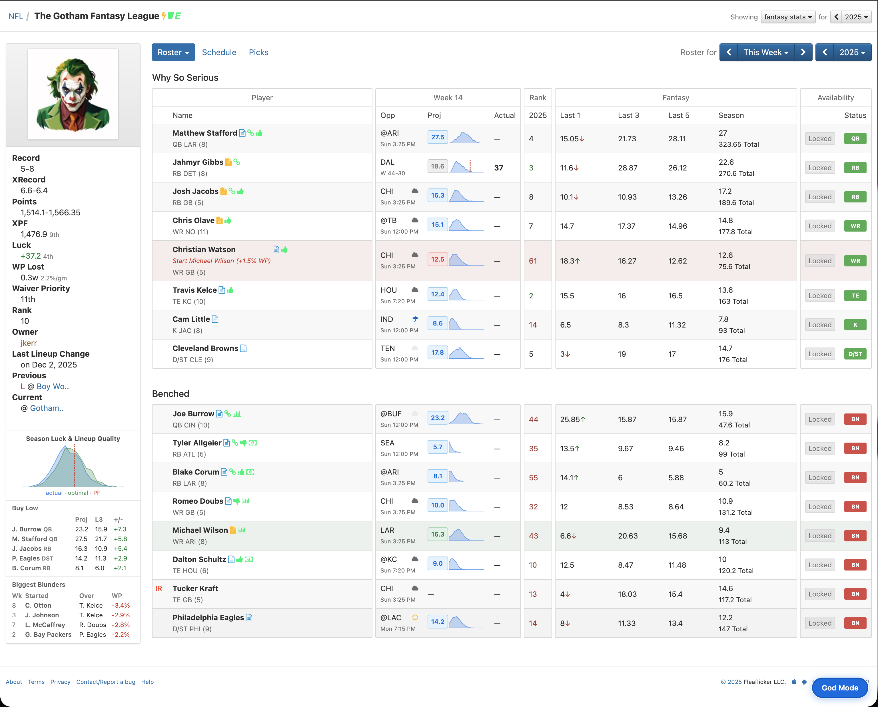 Opponent view with God Mode